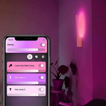 Philips - Dimbare LED RGBW-wandlamp Hue LIANE White And Color Ambiance LED/12W/230V