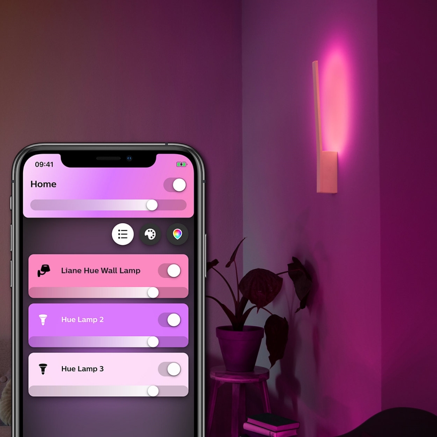 Philips - Dimbare LED RGBW-wandlamp Hue LIANE White And Color Ambiance LED/12W/230V