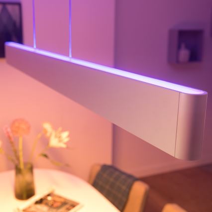 Philips – Suspension filaire LED Hue ENSIS White And Colour Ambiance 2×LED/39W/230V