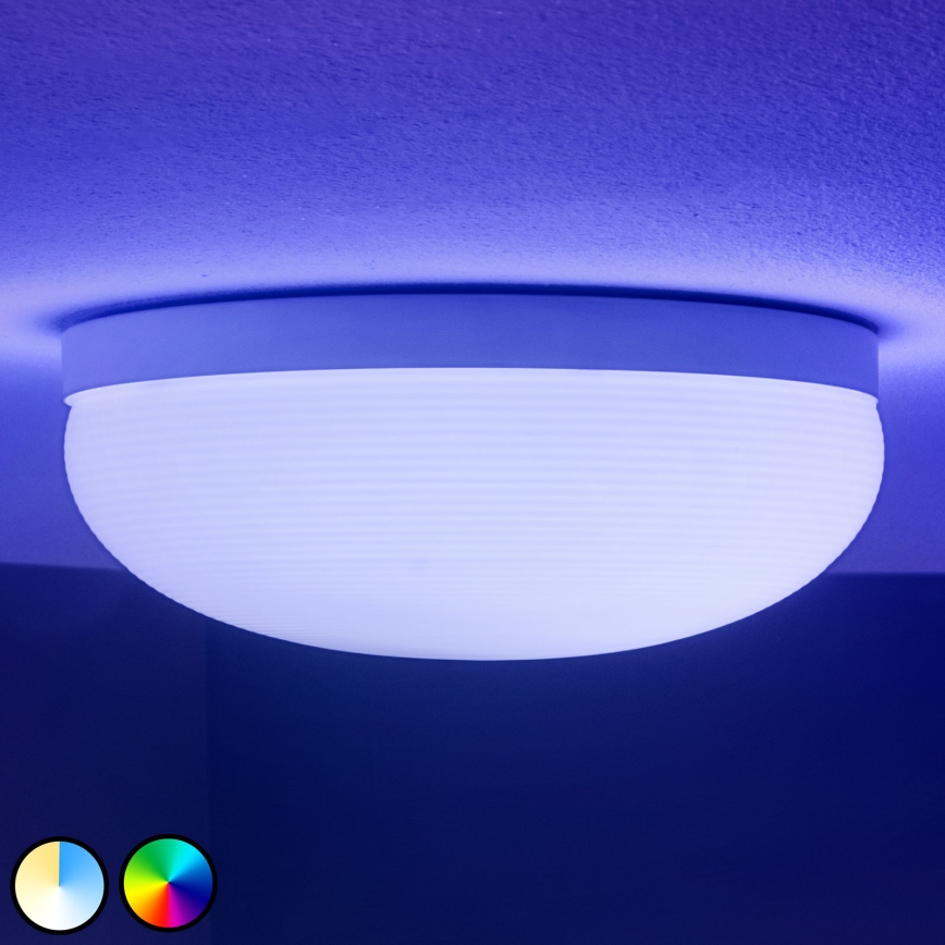 Philips - LED RGBW Dimbaar plafondlamp Hue FLOURISH White And Color Ambiance LED/32W/230V