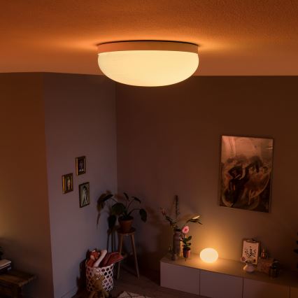 Philips - Plafonnier LED RGBW à intensité variable Hue FLOURISH White And Color Ambiance LED/32W/230V