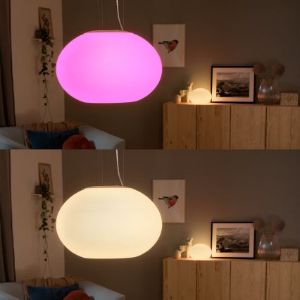 Philips - LED RGBW Dimbare hanglamp aan een koord Hue FLOURISH LED/39W/230V