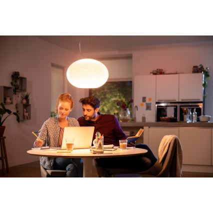 Philips - LED RGBW Dimbare hanglamp aan een koord Hue FLOURISH LED/39W/230V