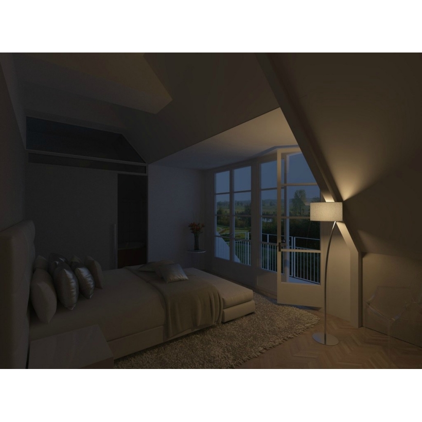 Philips 42258/38/16 - Lampadaire LEOD blanc 1xE27/23W/230V