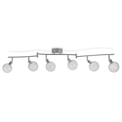 Philips 50161/11/PN - Spotlamp MYLIVING NET 6xG9/28W/230V