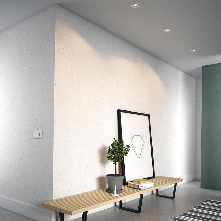 Philips - set van 3 inbouwspots 1x GU10/5,5W/230V