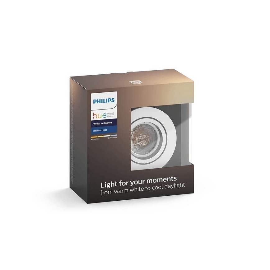 Philips - LED Inbouwspot dimbaar Hue MILLISKIN 1xGU10/5,5W/230V