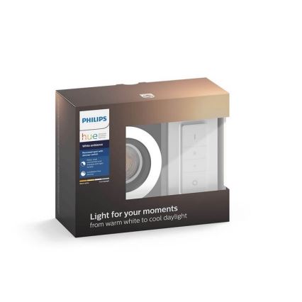 Philips - LED Inbouwspot dimbaar Hue MILLISKIN 1xGU10/5,5W/230V