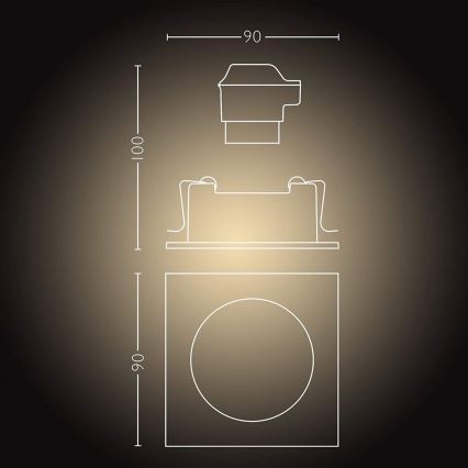 Philips  - LED Spot dimbaar Hue MILLISKIN 1xGU10/5W/230V