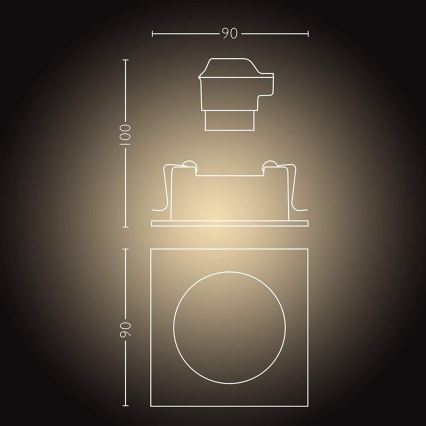 Philips  - LED Spot dimbaar Hue MILLISKIN 1xGU10/5W/230V