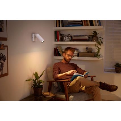 Philips - LED dimbare spotlamp Hue BURATTO 1xGU10/5,5W + afstandsbediening