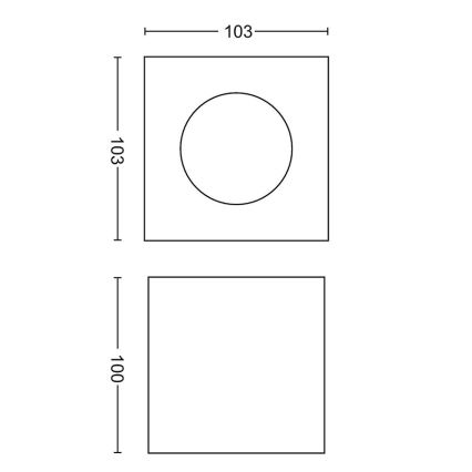 Philips - Dimbare LED-spot LED/4,5W/230V