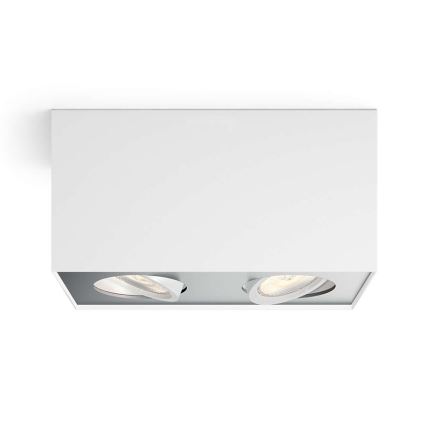 Philips 50492/31/P0 - Spot à intensité variable LED MYLIVING BOX 2xLED/4,5W/230V