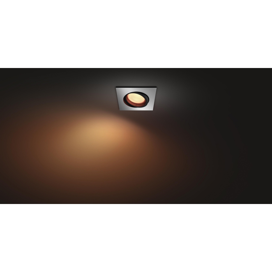 Philips - LED RGB Inbouwverlichting Hue CENTURA 1xGU10/5.7W/230V