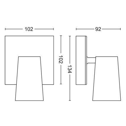 Philips - Spot LED 1xGU10/5,5W/230V