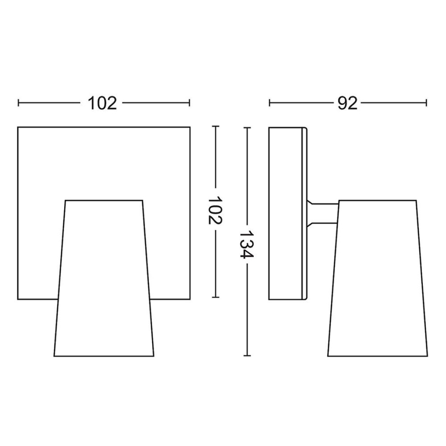 Philips - Spot LED 1xGU10/5,5W/230V