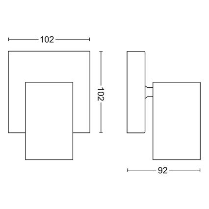 Philips - Spot 1xGU10/5,5W/230V