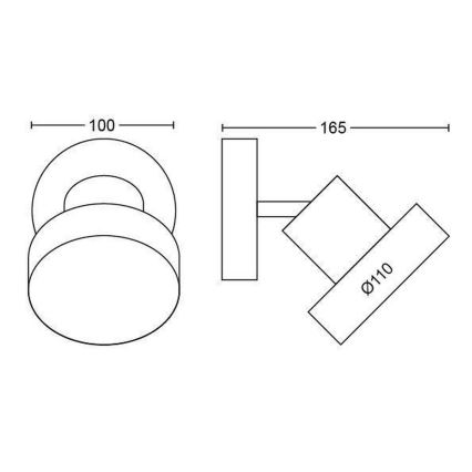 Philips 50601/30/P0 - LED Spot BUKKO LED/4,5W/230V