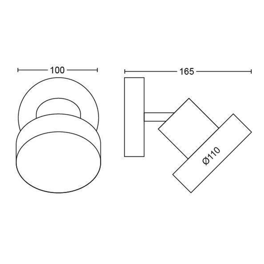 Philips 50601/30/P0 - LED Spot BUKKO LED/4,5W/230V