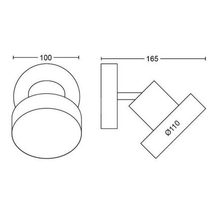 Philips 50601/31/P0 - LED Spot BUKKO LED/4,5W/230V