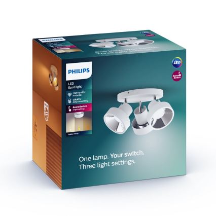 Philips - LED Spot BUKKO 3xLED/4,5W/230V