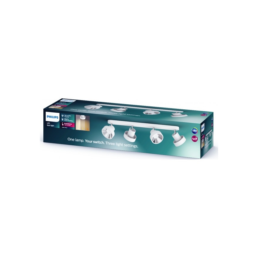 Philips 50604/31/P0 - LED Spot BUKKO 4xLED/4,3W/230V