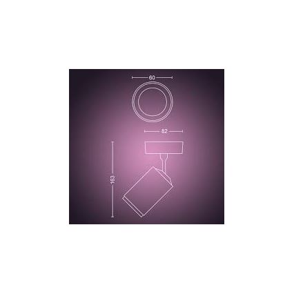 Philips - LED RGB Spot Hue FUGATO 1xGU10/5,7W/230V