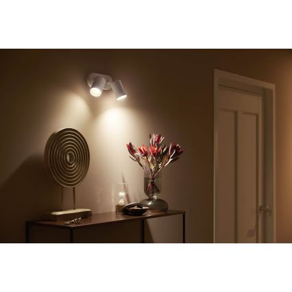 Philips - LED RGBW Spot à intensité variable Hue FUGATO 2xGU10/5,7W/230V