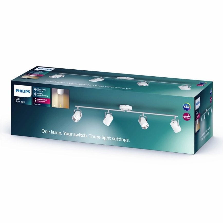Philips - LED spot 4xLED/4,3W/230V 2200/2500/2700K