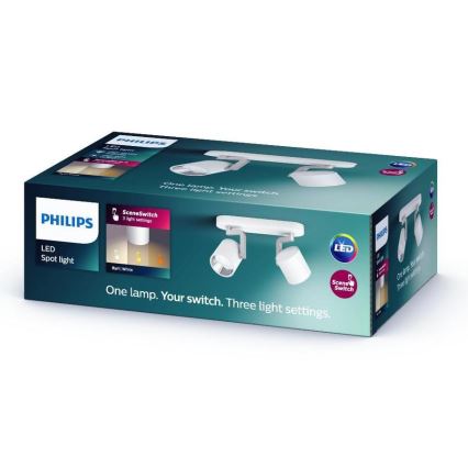 Philips - Spot à intensité variable LED 2xLED/4.5W/230V