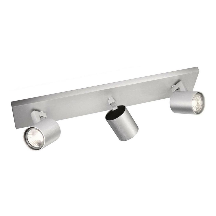 Philips - LED-spot mat chroom 3xGU10/20W/230V