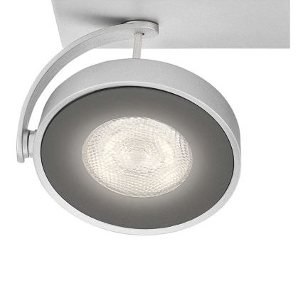 Philips 53172/48/16 - LED Spotlamp MYLIVING CLOCKWORK 2xLED/4,5W/230V