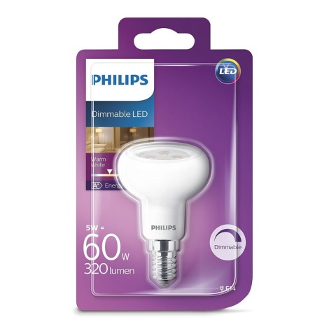 Philips 538638 - Ampoule LED à intensité modulable E14/5W/230V 2700K