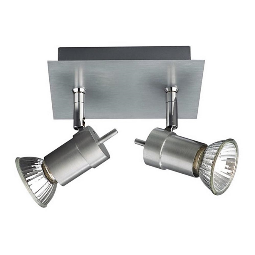 Philips 55082/48/PN - Spot TITAN 2xGU10/50W/230V
