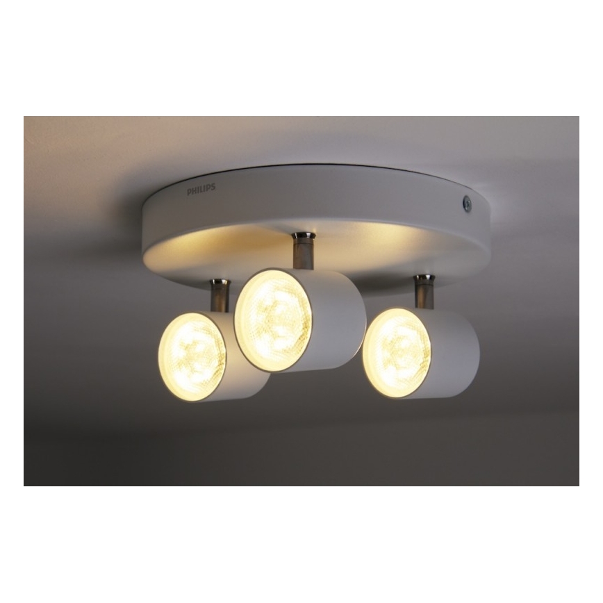 Philips - Spot LED à intensité variable 3xLED/4W/230V