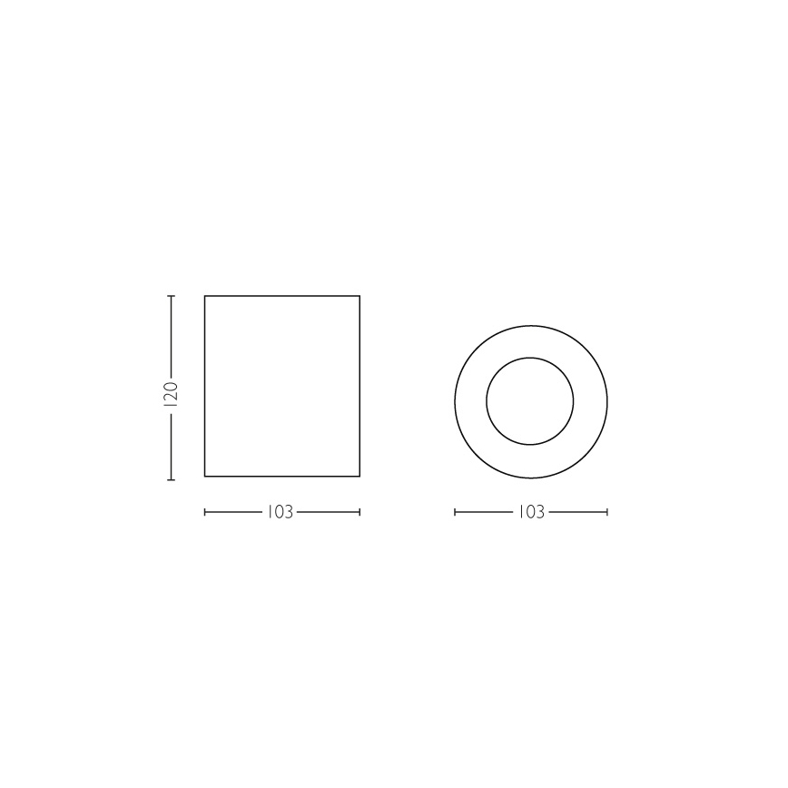 Philips 56330/30/P8 - Spot LED à intensité modulable PILLAR HUE 1xGU10/5,5W