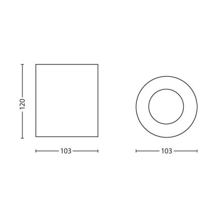 Philips - Spot 1xGU10/20W/230V