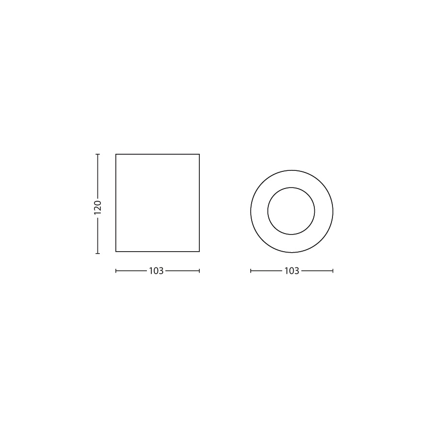 Philips - Spot 1xGU10/20W/230V