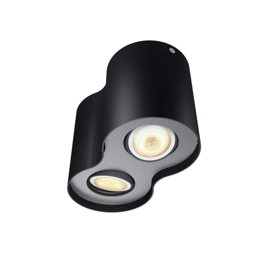 Philips - LED dimbare lamp Hue PILLAR 2xGU10/5W/230V + afstandsbediening