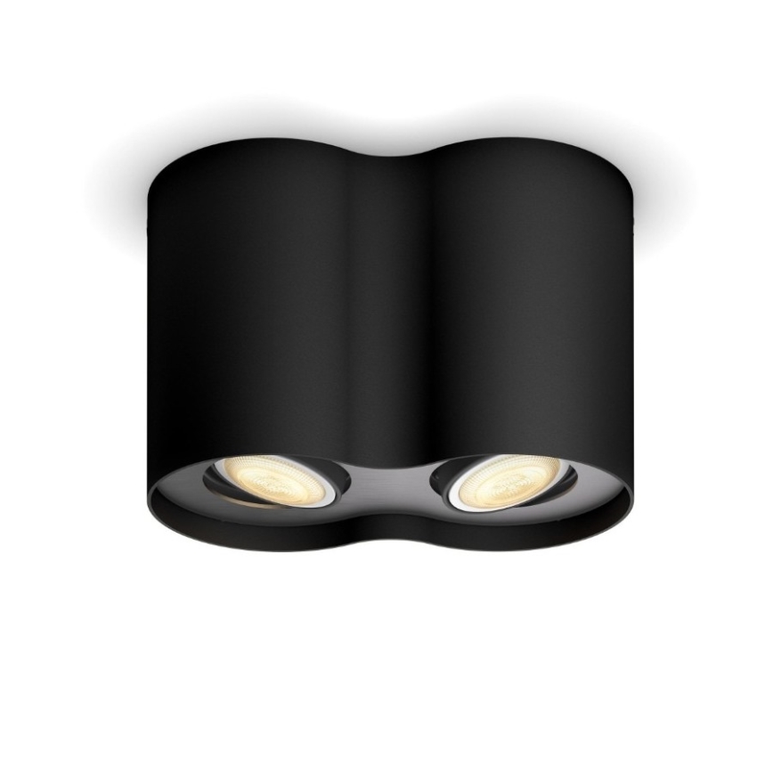 Philips - LED dimbare lamp Hue PILLAR 2xGU10/5W/230V + afstandsbediening