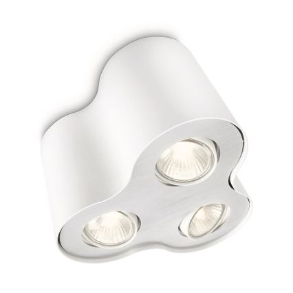 Philips 56333/31/16 - Spot MYLIVING PILLAR 3xGU10/35W/230V blanc