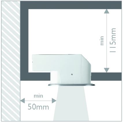 Philips 57955/48/16 - Badkamer inbouwspot MYLIVING HUDDLE 1x E27 / 12W