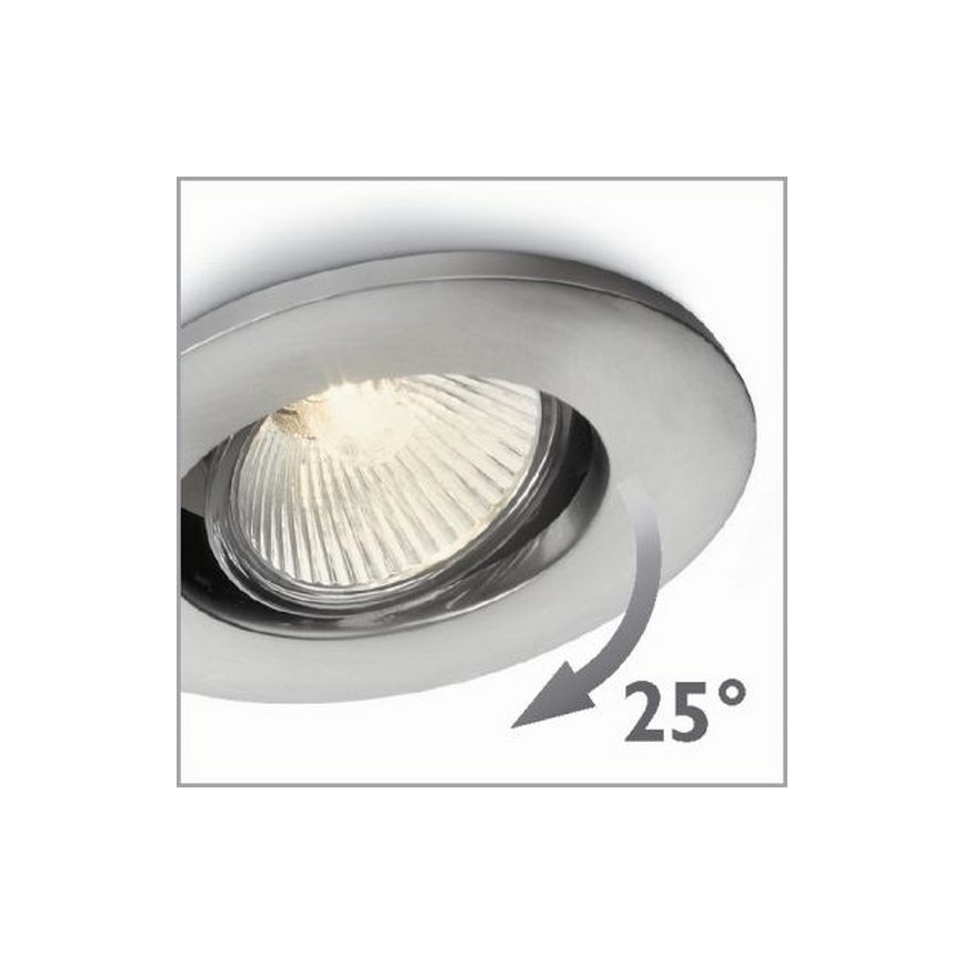 Philips 57959/17/PN - Inbouwlamp AGENA 1xGU10/35W/230V