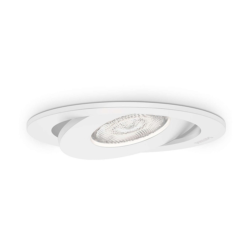 Philips - SET 3x Dimbare LED Inbouw lamp/4,5W/230V