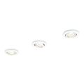 Philips 59243/31/E7 - LOT 3x Spot encastrable ENIF 1xGU10/50W/230V