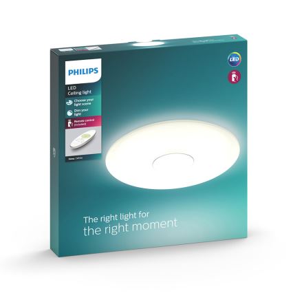 Philips - Plafonnier à intensité variable LED/30W/230V + télécommande