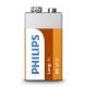 Philips 6F22L1F/10 - Pile au chlorure de zinc 6F22 LONGLIFE 9V