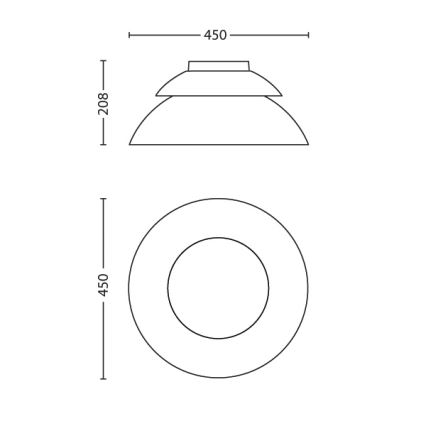 Philips - Plafondlamp dimbaar Hue BEYOND 4xLED/4,5W/230V