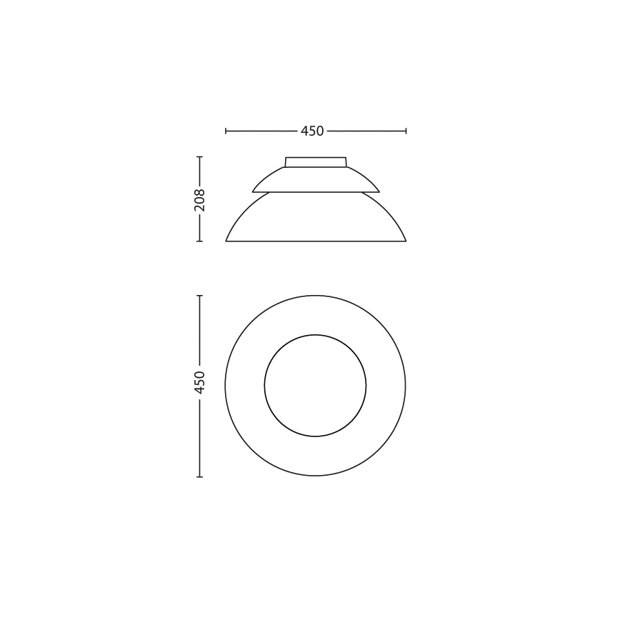 Philips - Plafondlamp dimbaar Hue BEYOND 4xLED/4,5W/230V