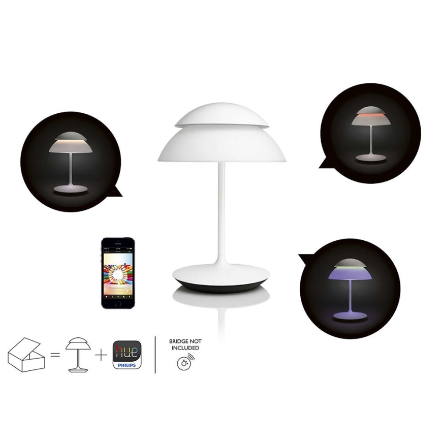 Philips - LED Tafellamp dimbaar Hue BEYOND 2xLED/4,5W/230V/RGB